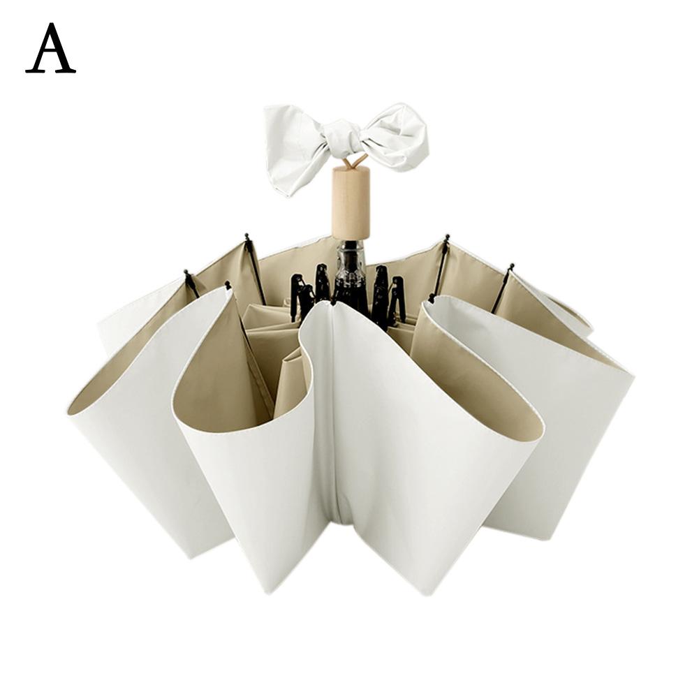 Зонт складной женский на клейкой основе для защиты от солнца и дождя, двойного назначения, высококачественный, прочный, солнцезащитный зонт Ins Color