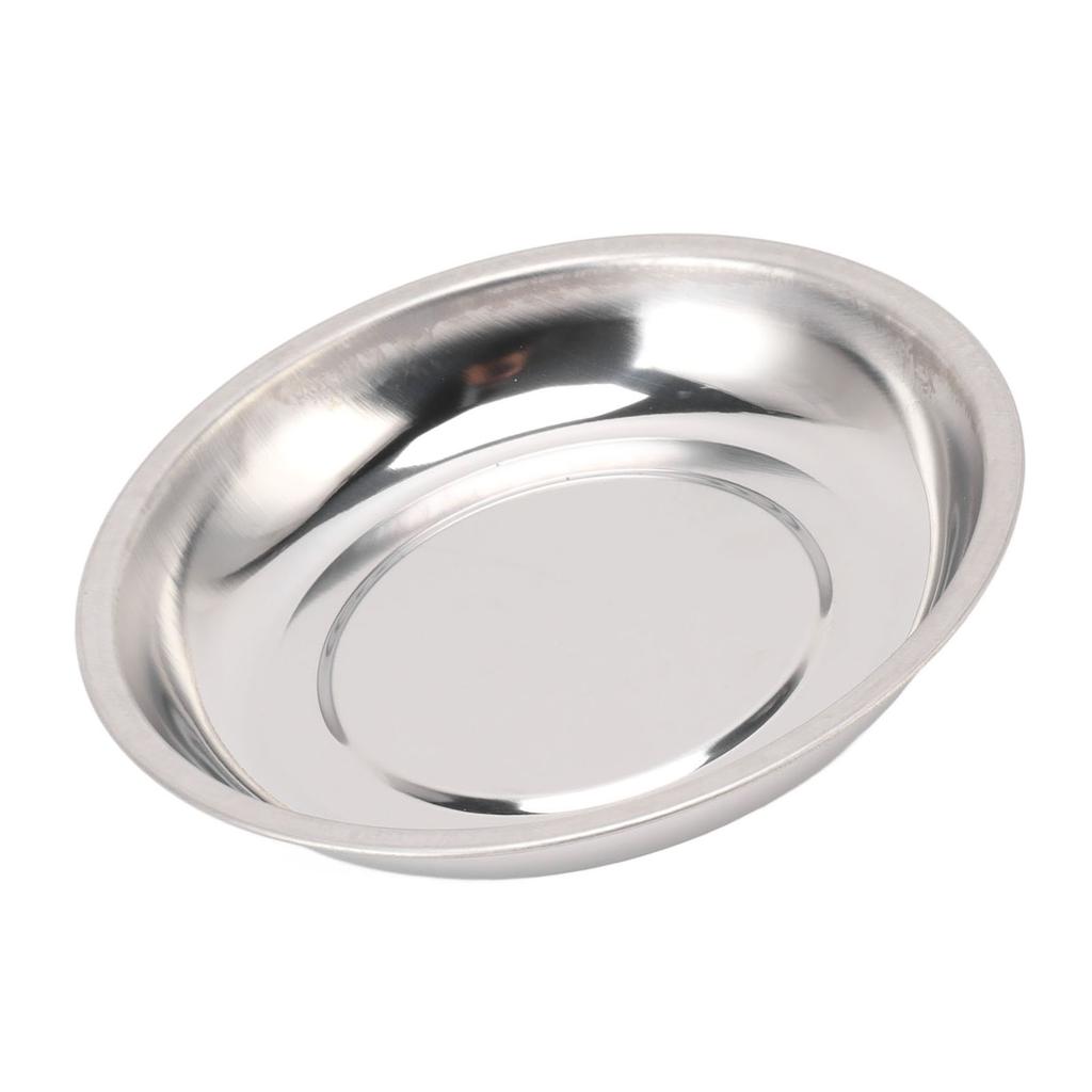 6 Inch Round Magnetic Parts Tray Stainless Steel Magnetic Tools Bowl for Screws Nuts Bolts and