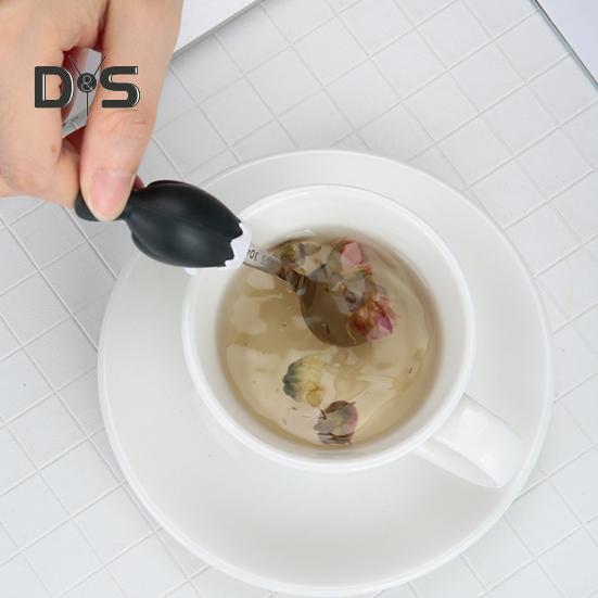 2 шт. ложки для смешивания с яркой отделкой, удобная ручка, прочные ложки для перемешивания кофе, чая из нержавеющей стали