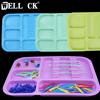 1Pcs Autoclavable Plastic Dental Instruments Trays Colorful Divided Split Trays for Dentistry Tools Storage