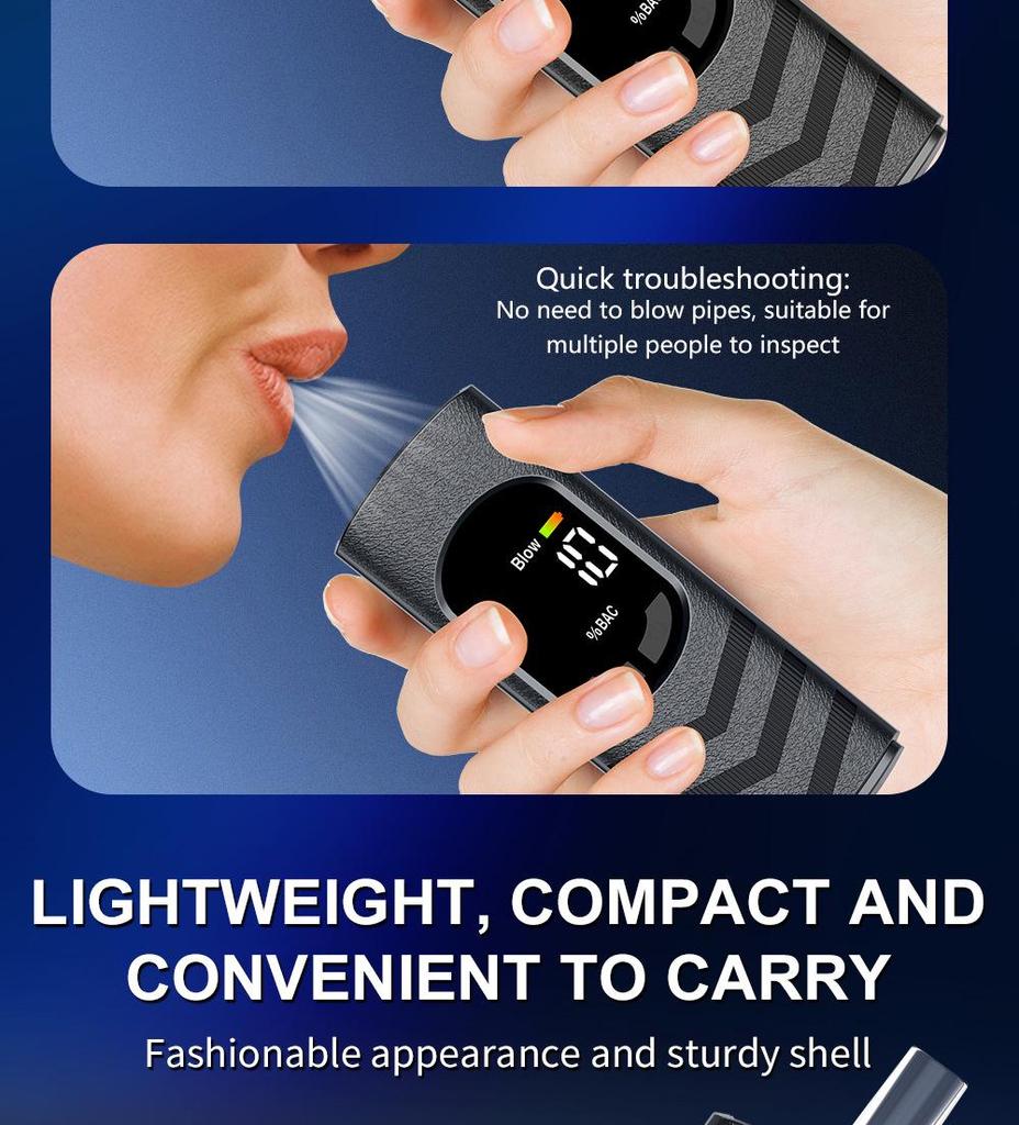 Портативный алкотестер: Персональный алкотестер