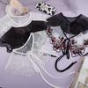 Women Lace Fake Collar Cloud Shoulder False Doll Collar Clothe Detachable Collar