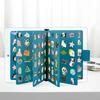 Felt Pin Display Book Organizer for Brooches Badges Charms Collectible Metal Pins Souvenir Storage Album with Protective Pages