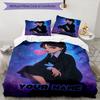 3PC Custom Name "Nightmare Before Christmas Mashup" Bedding Set Printed  Bedding Set Duvet Cover Closure Includes 1 Duvet Cover & 212 Pillowcases for 