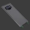 For     Note9 N960 Transparent Battery Back Cover Replacement with Tools (Blue)