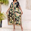 Women's Dress, Colorful Floral Prints, Vacation Loose Robe, Bikini, Sun-protective Smock