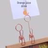 Creative Metal Desktop Photo and Memo Holder with Hanging Option