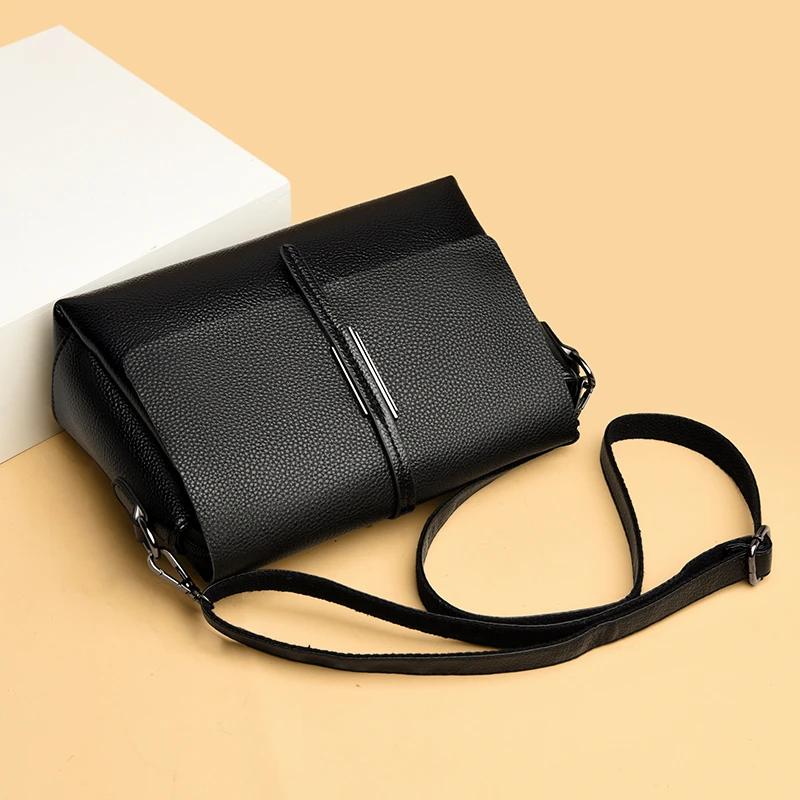 Новая модная повседневная сумка через плечо для женщин среднего возраста, большая вместимость, маленькая квадратная сумка через плечо