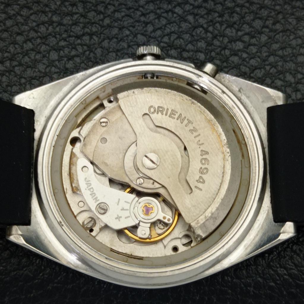 АВТОМАТИЧЕСКИЕ МУЖСКИЕ ЧАСЫ ORIENT CRYSTAL 46941 JAPAN DAY&DATE С ЧЕРНЫМ ЦИФЕРБЛАТОМ a431931-2 R109-a431931