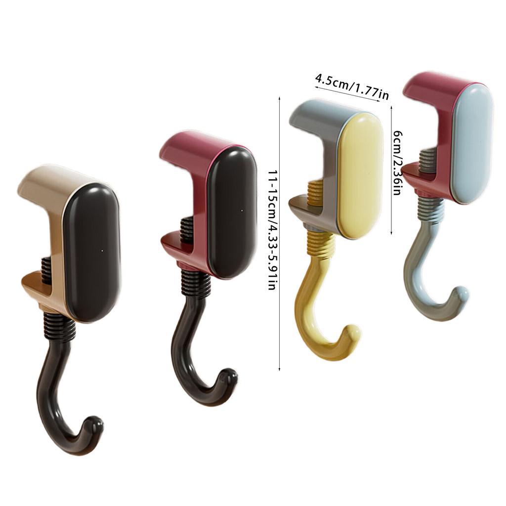 2 шт. Складной настольный крючок для сумок, портативный держатель для сумок, удобный для офисных принадлежностей, ресторана, бара и домашнего использования