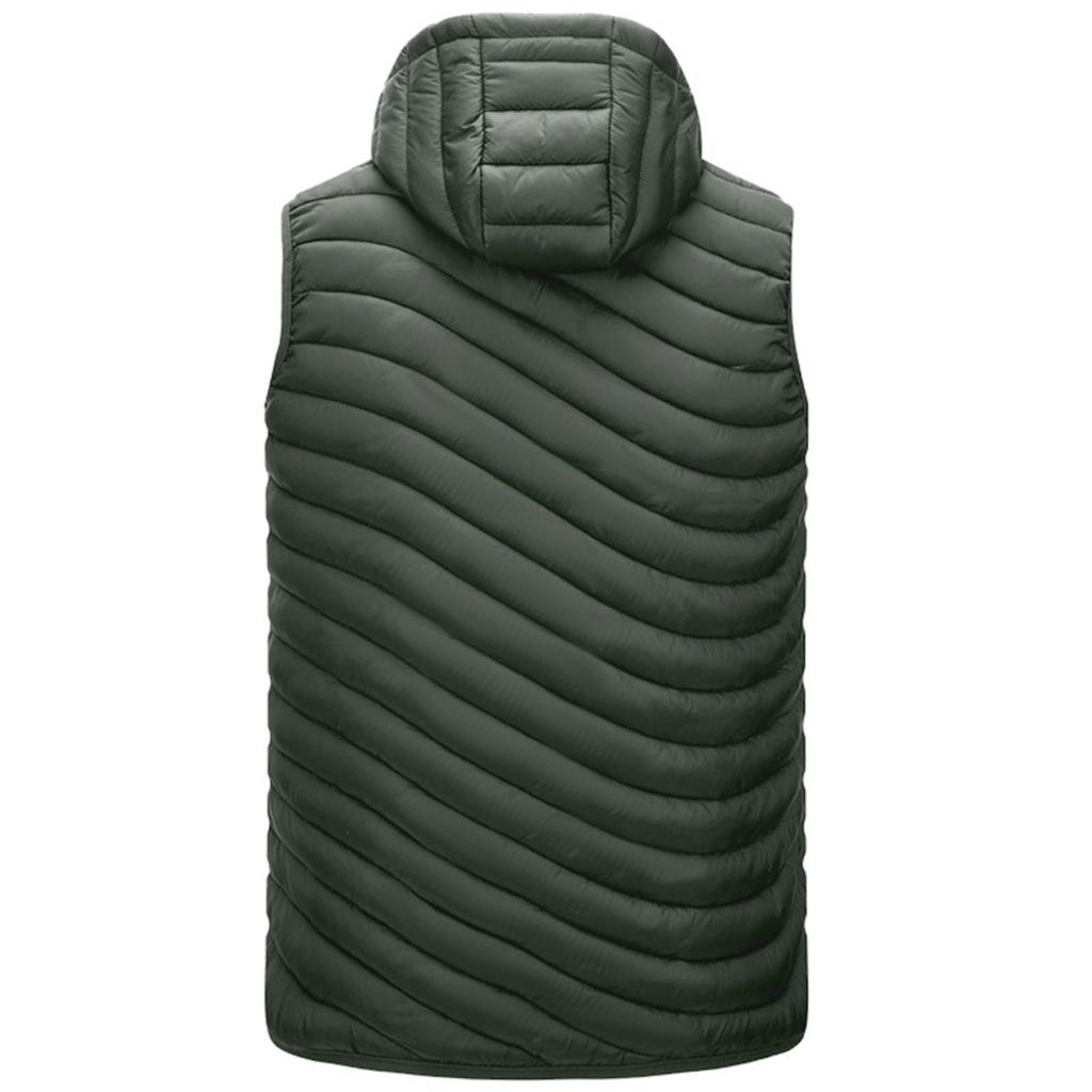 Повседневный мужской жилет, мужской свободный осенне-зимний теплый пуховый хлопковый жилет, пальто