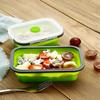 & Living Storage Kitchen Folding Lunchbox Silicone Food Container Collapsible Bowl Picnic Boxes