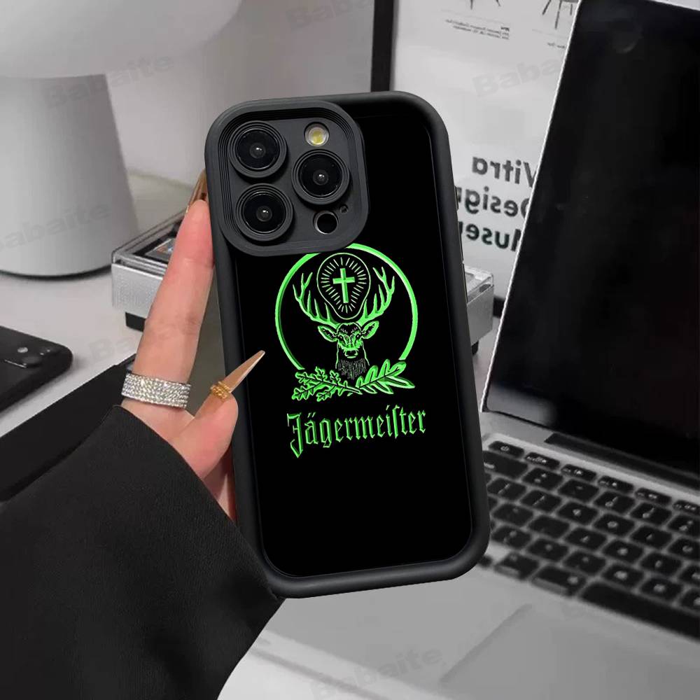 Горячий чехол для телефона J-Jagermeisters для IPhone 17 16 15 14 13 12 11 Pro Max 16E Plus INS Мягкий чехол