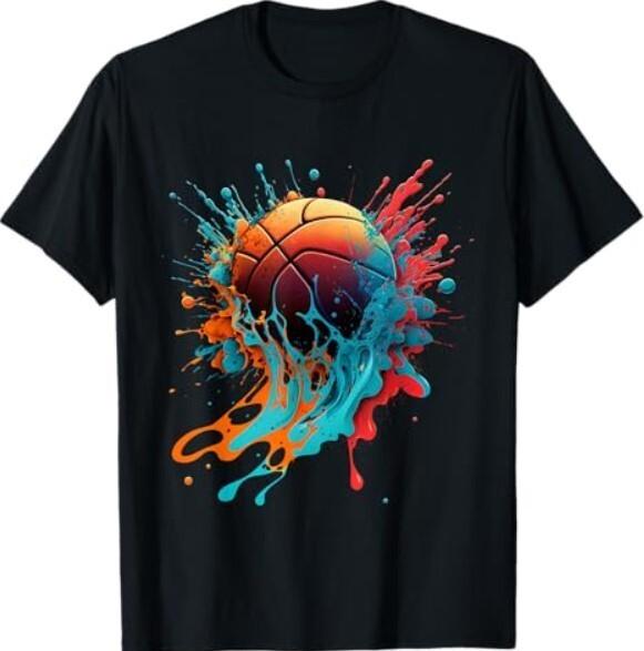 Баскетбольный Splash Baller Баскетболист Командный Игрок Футболка Унисекс Футболка