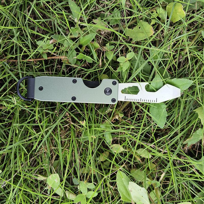 Многофункциональный металлический брелок с держателем AirTag для использования на открытом воздухе