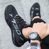 Мужская повседневная спортивная обувь, дышащие легкие кроссовки, уличные сетчатые черные кроссовки, спортивная обувь для бега, теннис, прогулочная обувь