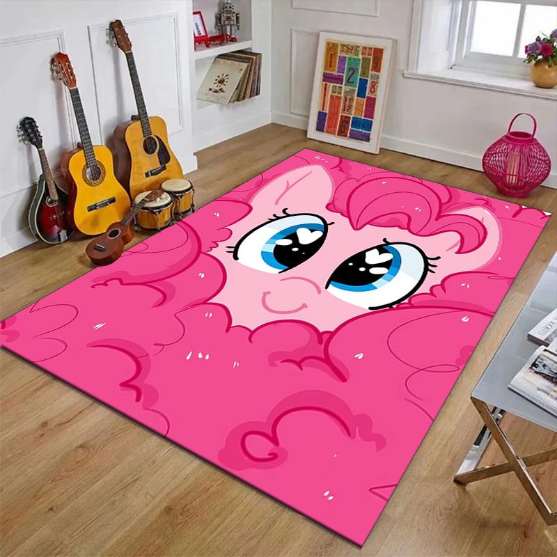 Pinkie Pie Polyester Carpet, Soft Indoor Mat for Office Chair, Living Room, Computer Desk - Decorative Home Office Rug Design
