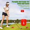 Портативный набор для тренировки гольфа Пиклболы Пляжное ведро Тренировочный набор с сеткой для чиппинга Легкая игра на открытом воздухе для заднего двора, парка