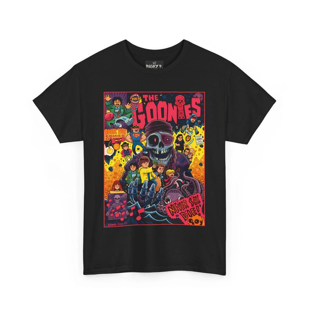 Goonies Movie 100% Cotton T-shirt Mens Tees Top Unisex Heavy Cotton Tee