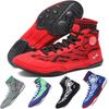 Men Wrestling Boots Boxing Sneakers Non-slip Squat Training Shoes Teenagers Knit Gym Training Fighting Sneakers Combat Trainers