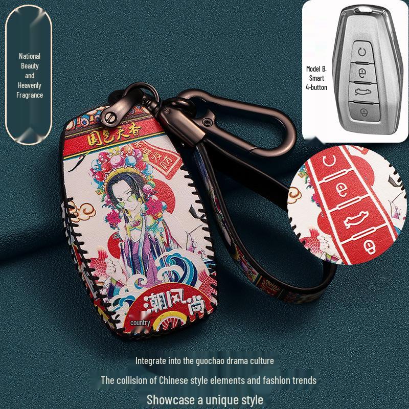 Compatible Key Cover Set for Geely Emgrand, Boyue, Bin Yue, Vision X6/X3, Binrui, and Xingyue Cars