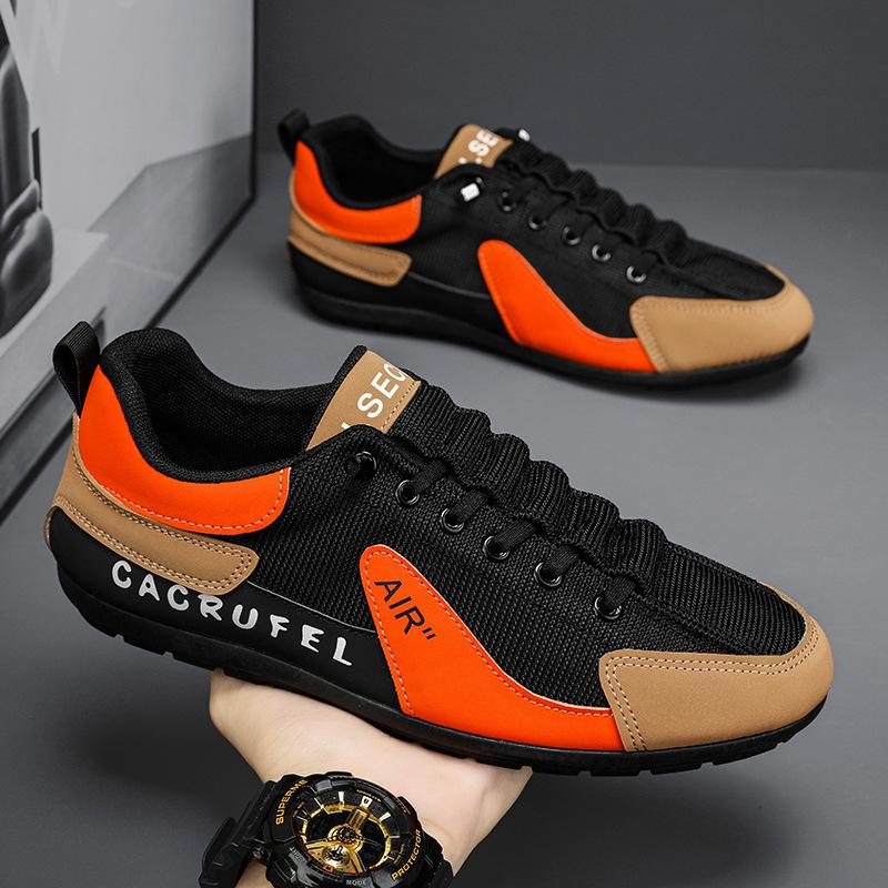 Модные мужские кроссовки Нескользящие Новые модные низкие повседневные туфли Легкие мужские туфли Модные трендовые кроссовки для ходьбы на открытом воздухе