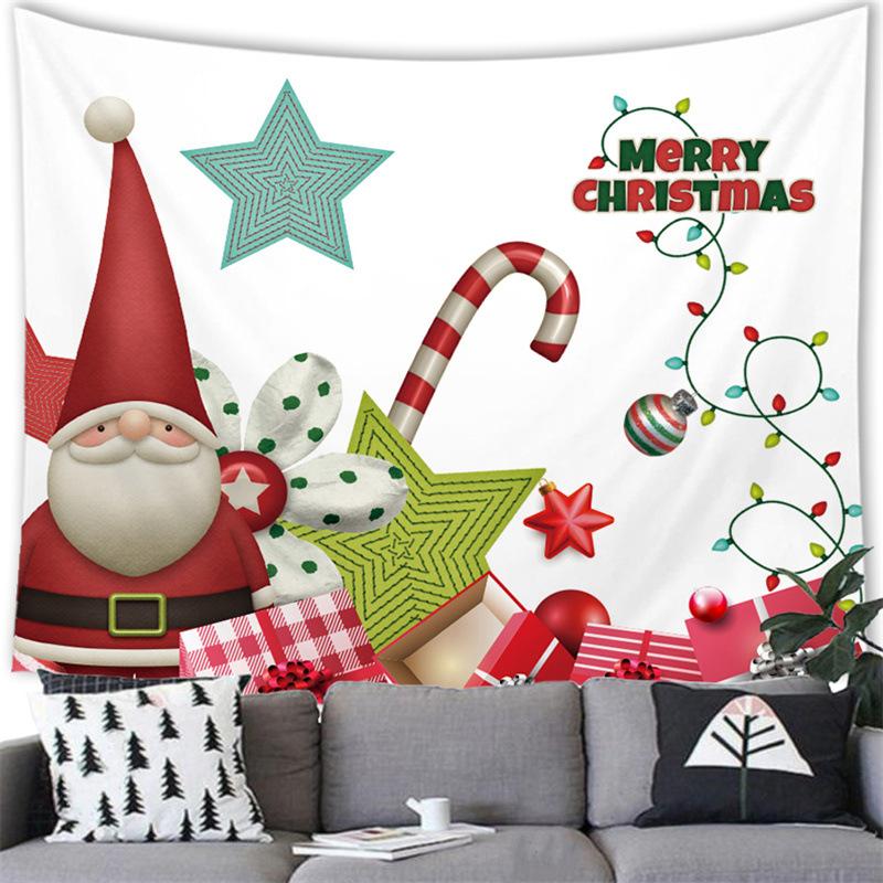 С Рождеством мультфильм снеговик трансграничная поставка гобелен настенное одеяло