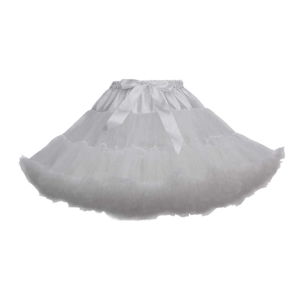 Women Girls Lolita Petticoat Crinoline Underskirt Swing Tutu Princess Skirt Hippy Cosplay Cute