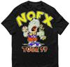 Винтажная футболка NOFX Tour 94 с рисунком, унисекс, хлопок, черная, размеры S-5XL, унисекс