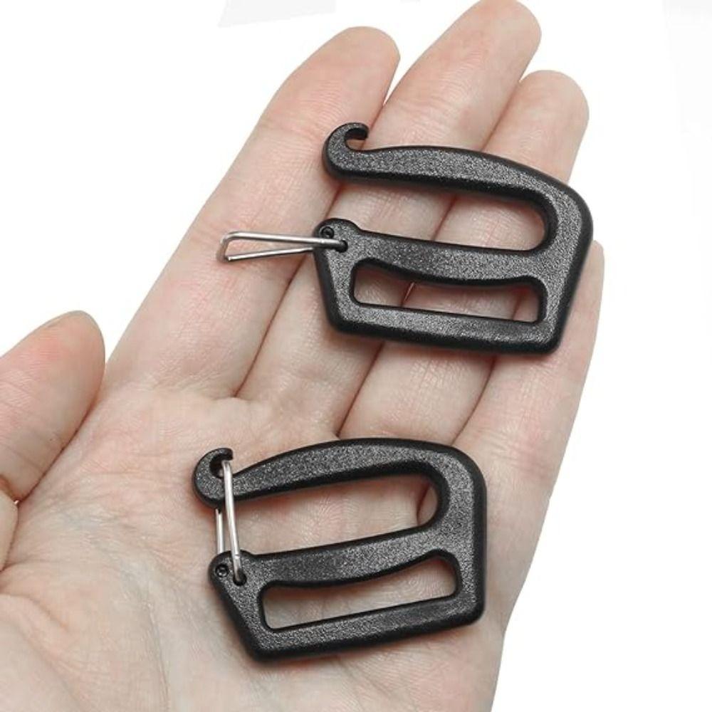 5/10 шт. Черный G-образный крючок 26/38 мм Пряжка для ремня Новые пряжки для стропы для уличного багажа, мешка, рюкзака