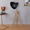 120 Cm Floor Lamp with Mango Wood, Metal Construction Multiple Style Options for Living Room, Bedroom, Home Office Decor