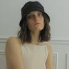 Poesiedame Cotton Bucket Hat_black
