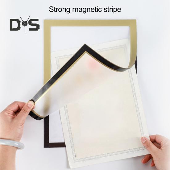 10 шт. A3/A4/A5/A6/8K магнитный держатель для знаков настенный самоклеящийся фоторамка для показа фотографий документ бумага постер произведение искусства картина держатель