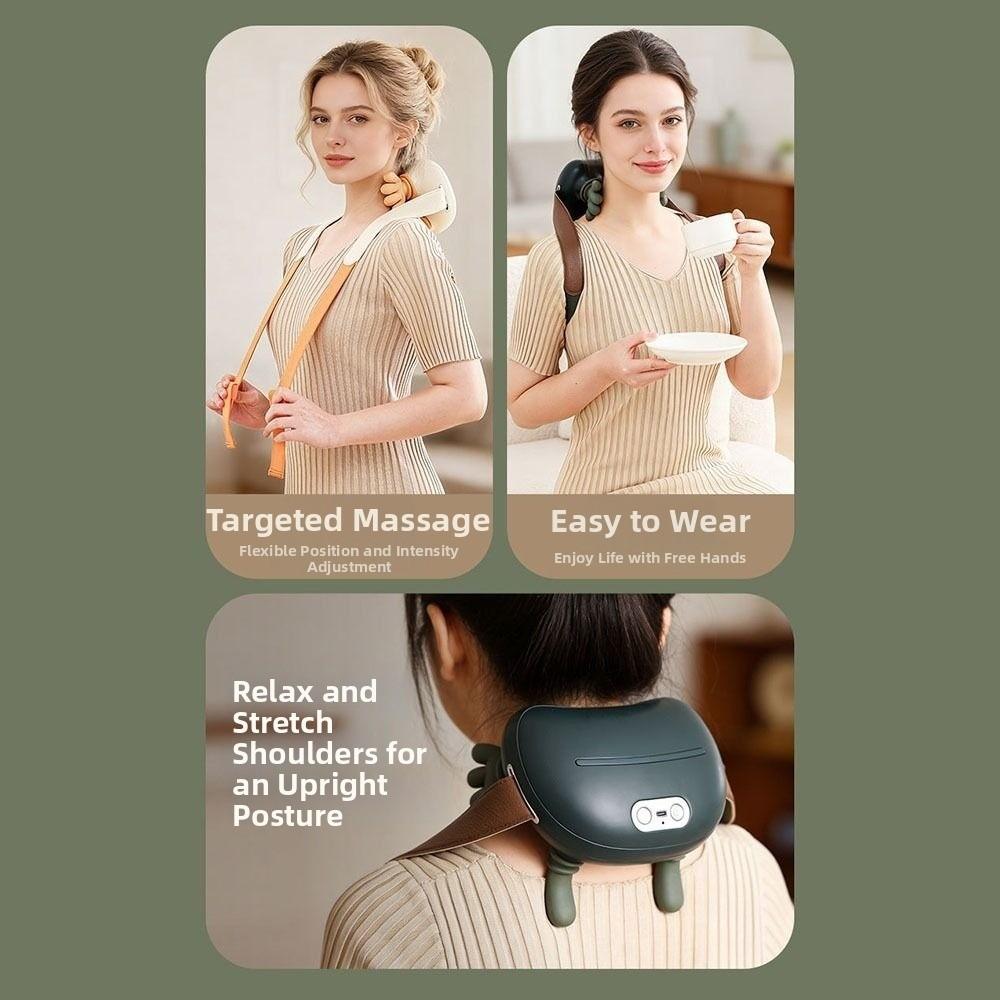 Kneading Technology Bionic Finger Massager Wireless Neck Shoulder Massager Shoulder Relief