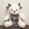 Cute White Bear Doll Korean Version of Rag Doll Teddy Bear Plush Doll Girlfriend Bestie Gift