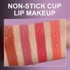 Матовая помада для губ, водостойкий стойкий блеск-спрей, антипригарный стаканчик, увлажняющая помада для губ, твердый цветной блеск для губ