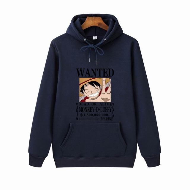New Cartoon Anime One Piece Winter Manga Hoodie Men Casual Streetwear Luffy Cool Zoro Sweatshirt Graphic Hip Hop Hoody Unisex