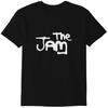 Футболка The Jam Английский Мод Ревайвал Панк Рок Музыкальная Группа Пол Веллер Черная Белая Спортивно-серая Футболка Gildan