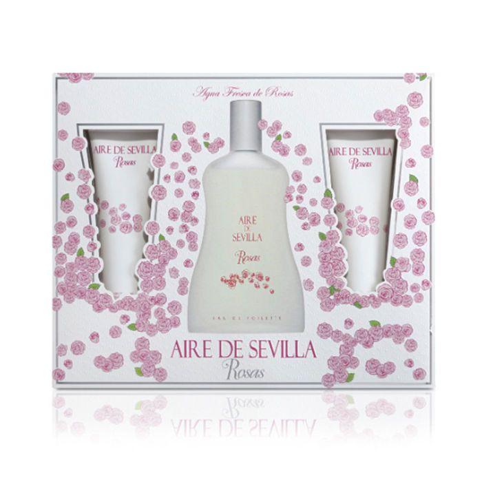 COFFRET ROSES AIRE DE SEVILLE 3 pcs
