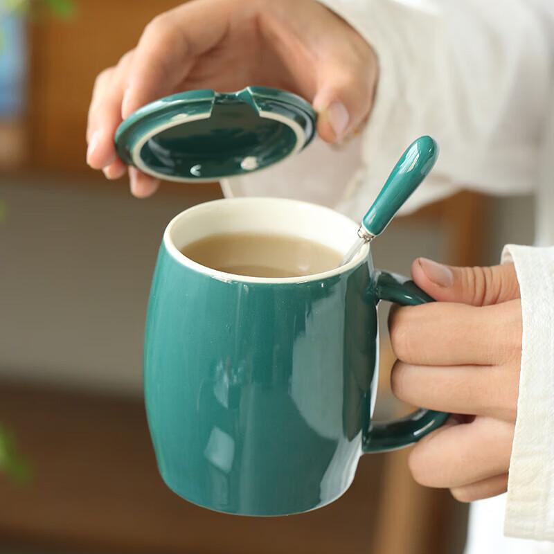 Chaxun Creative Matte White Ceramic Big Belly Mug