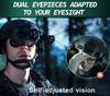 Upgraded 4K 3D Night Vision Goggles with Day and Night Vision, Infrared Camera, Zoom, Helmet Mount, Wildlife Observation, Kickstarter Backed Bracket