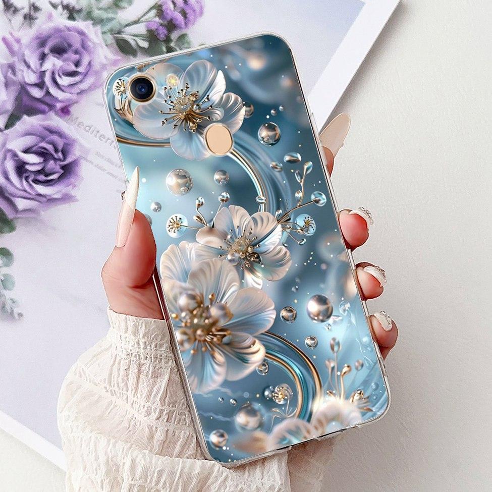 Clear Casing For Oppo F5 CPH1723 CPH1727 Cover For Oppo F5 Youth Case CPH1725 Luxury Butterfly Love Fashion Cool Lion Painted