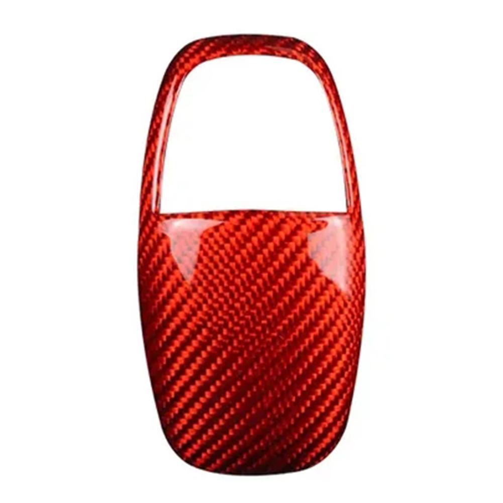 Carbon Fiber Car Gear Shift Knob Decoration Cover For Challenger Charger Srt 2015-2018 2019 2020 2024 Accessorie J5h0