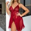 Эротические кукольные платья Сексуальное нижнее белье для женщин Платье Комплект для сна Прозрачное нижнее белье Глубокий вырез Открытый бюстгальтер Экзотические костюмы