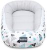Bellochi Детская капсула для сна Baby Nest Pod для новорожденных — 100% хлопок — сертифицирован Oeko-TEX — 90x60x12 см — с защитными краями — tresor
