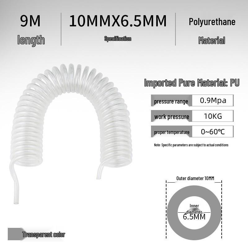 Durable High-Resilience PU Pneumatic Air Hose