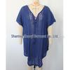 Summer Lace-Up Knit Beach Cover-Up