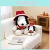 Классическая плюшевая игрушка Snoopy в стиле вестерн с наполнителем из полиэфирного волокна для детей и коллекционеров