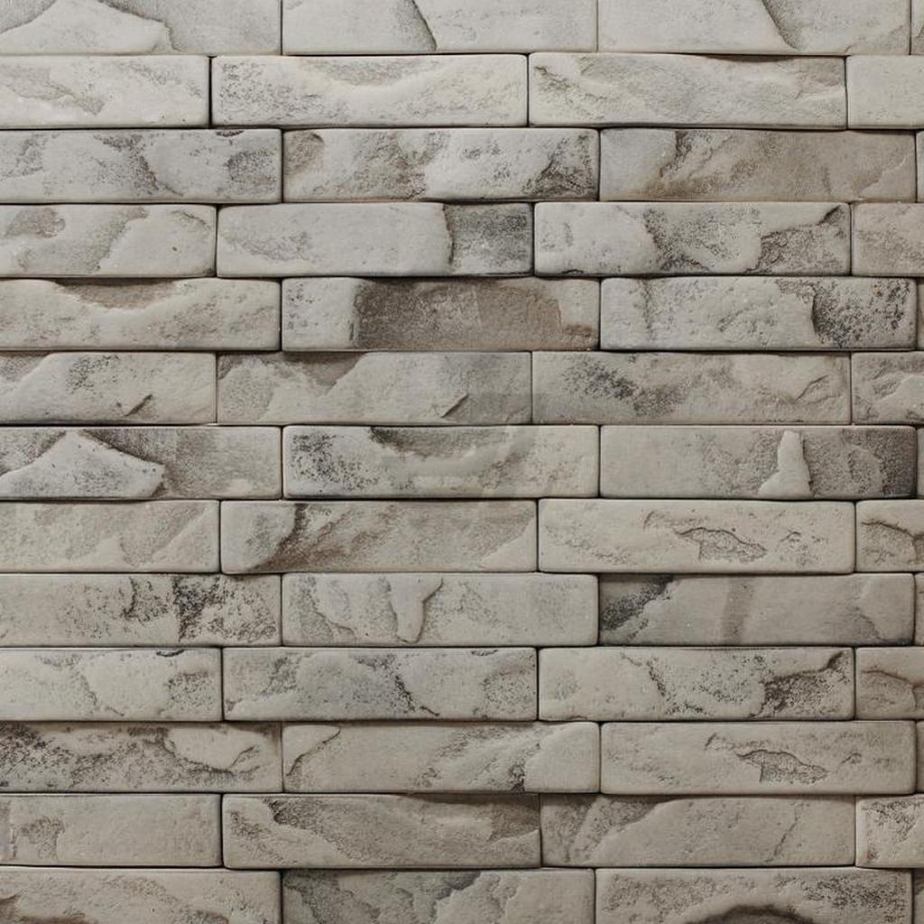Mold for Wall Decoration, Artificial Stone and Tiles from Plaster, Concrete, Gypsum 'Marcel' SET 10 Pcs DIY