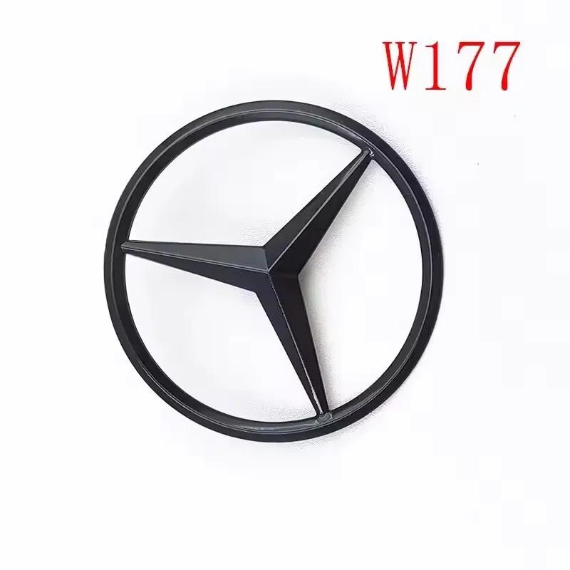 1pcs Black A45S Logo Turbo 4MATIC Badge Car Rear Star Sticker Trunk AMG Emblem For Mercedes Benz A 45S AMG W177 Accessories